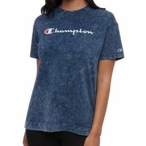 Champion Women's Short Sleeve Cloudwash Tee - Navy*